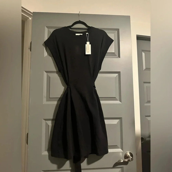 Vince Short Sleeve Tie-Waist Dress NWT Size large - Picture 3 of 10